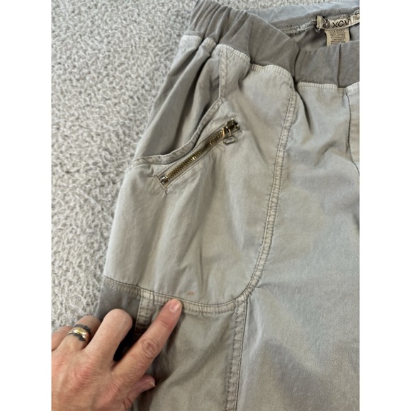 XCVI Wearables Malanda Pants Womens Small Sage Green Ruched Pull On Comfort - Picture 3 of 11